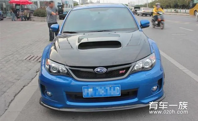 斯巴鲁STI翼豹改装ADVAN Racing轮毂与外观装饰作业 斯巴鲁STI翼豹改装ADVAN Racing轮毂与外观装饰作业