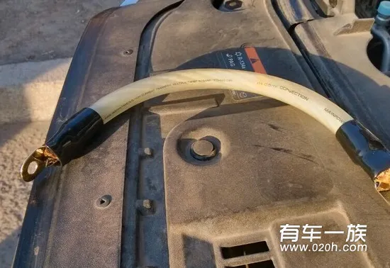 马自达cx-5改装接地线安装启停器