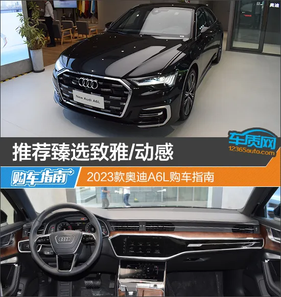 推荐臻选致雅/动感 2023款奥迪A6L购车指南